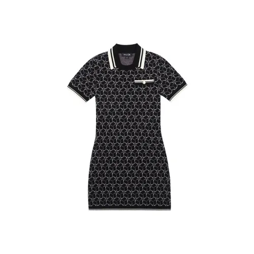 LI NING 1990 LI NING 1990 SS23 Короткий рукав Платье Женское Черное