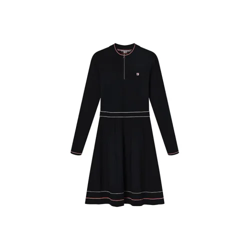 FILA Легендарный синий Женские Платья с коротким рукавом