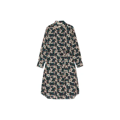 WEEKEND MaxMara Многоцветные Женские Длинные Платья с Рукавами