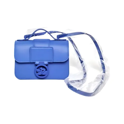 LONGCHAMP Коробка TROT Телячья кожа Сумка через плечо Экстра маленькая Женская Кобальтовый синий