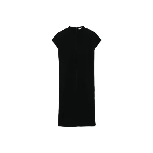 Спортивный Ma Короткий рукав Платье Унисекс Черный