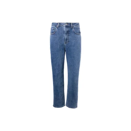 LOFT SHINE Прямой крой Брюки Джинсы Женские Синий