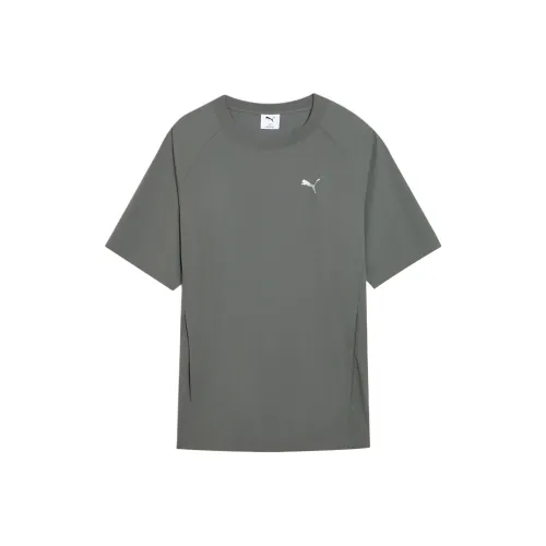 PUMA ESS ELEVATEDWOVEN T Рубашка Унисекс Серый