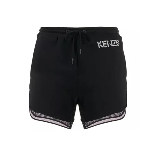 KENZO Черные Женские Повседневные Шорты