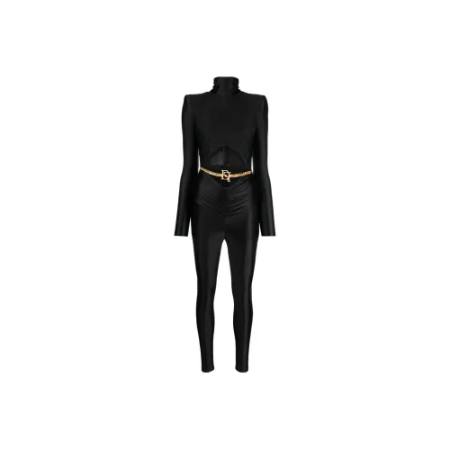Elisabetta Franchi Черные Женские Комбинезоны