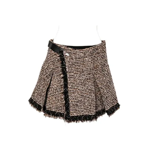 sacai Коричневые Женские Повседневные шорты