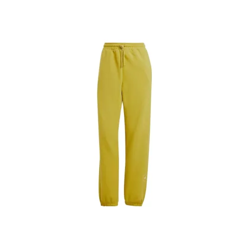 Adidas Stella McCartney Вязаные Спортивные Штаны Женские Желтые