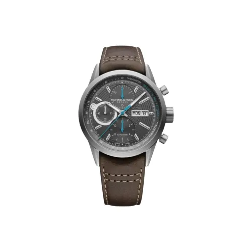 Raymond Weil Автоматический Механический Механизм Мужские Часы 42 мм Серый