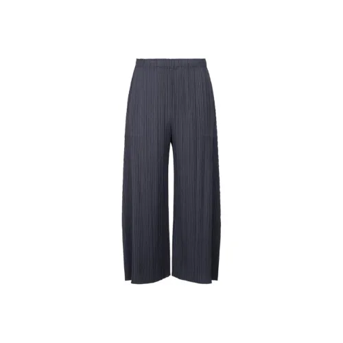 PLEATS PLEASE ISSEY MIYAKE SS24 Повседневные брюки Женские Морской синий