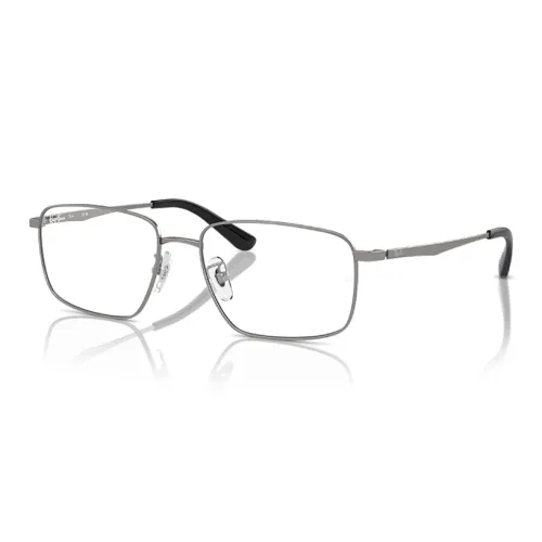 RayBan Alloy Irregular Shape Оправа для очков Мужская Silver