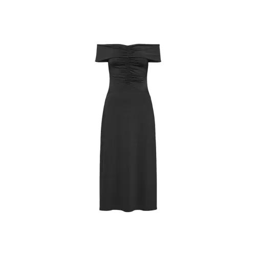 ARITZIA Ten Musette Платье Короткое с короткими рукавами Женское Черное Черное