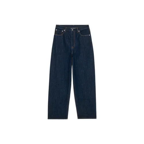 ARKET Темно-синие Женские Джинсы