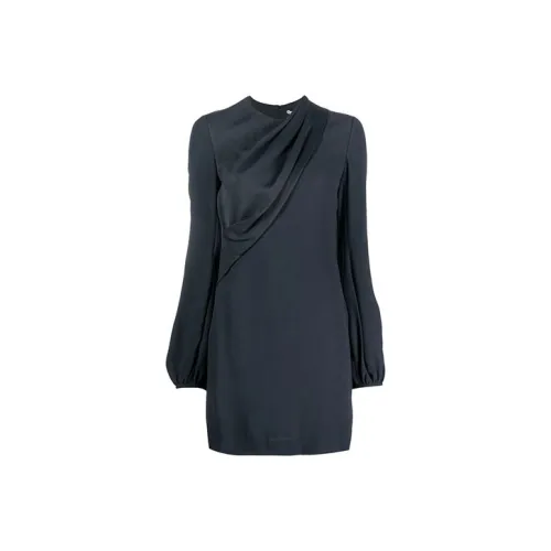 STELLA MCCARTNEY Blue Женские Длинные Платья с Рукавами