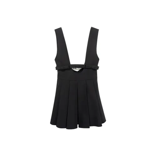 PP Черные Женские Платья без рукавов