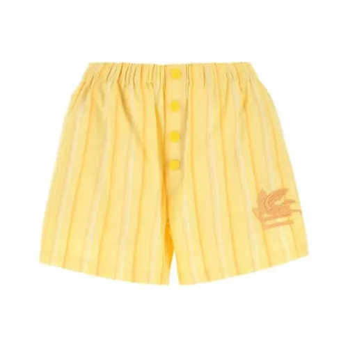 ETRO Желтые Женские Повседневные Шорты