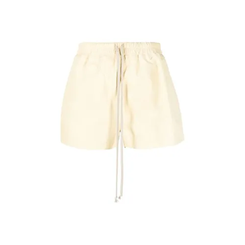 RICK OWENS Бежевые Женские Повседневные Шорты