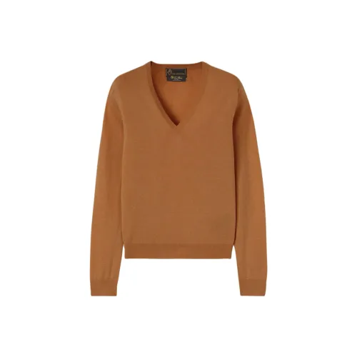 Loro Piana Темно-верблюжий Женские Свитеры