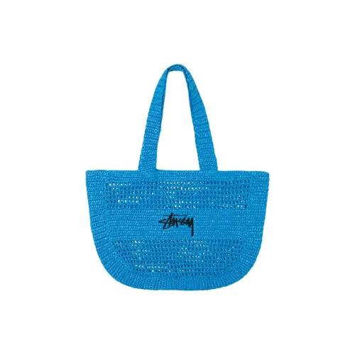 Stussy Полипропиленовая Тоут Сумка Сумка для покупок Плечевая сумка Унисекс Синяя