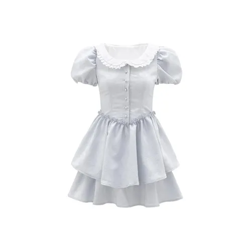 TASTILY Короткое платье с короткими рукавами женское