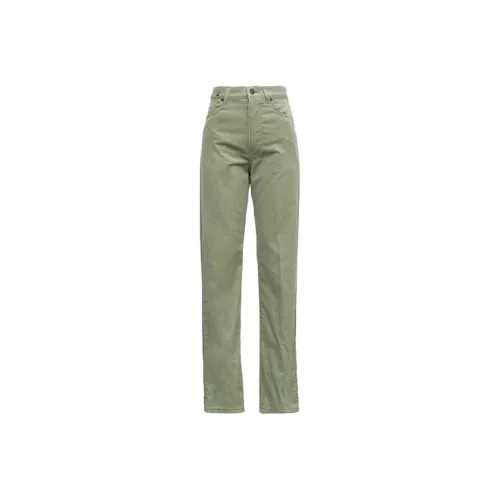 DRIES VAN NOTEN Зеленые Женские Джинсы