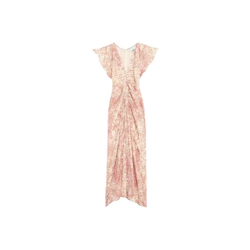 ISABEL MARANT Red Женские Короткие Платья с Рукавами