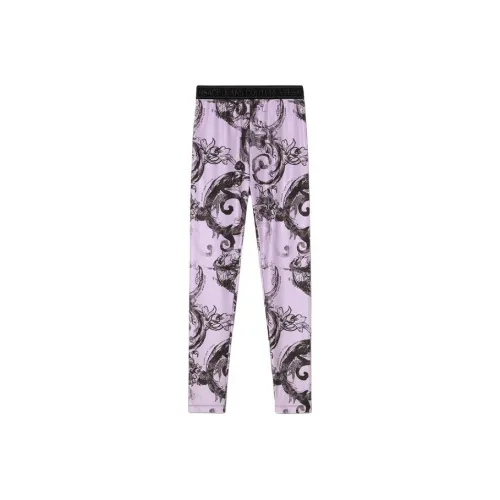 VERSACE JEANS SS24 Leggings Женские Фиолетовые