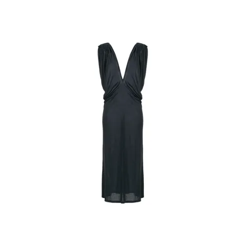 CELINE FW21 Sleeveless Dress Women's Black CELINE FW21 Без рукавов Платье Женское Черное