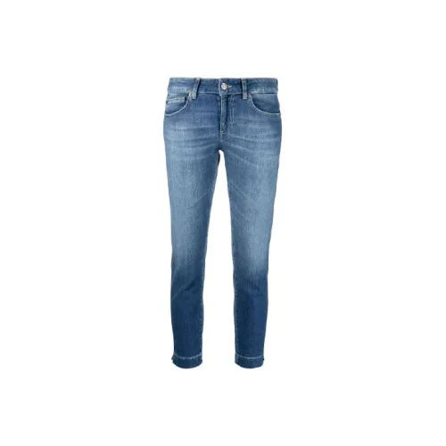 Dondup SS22 Джинсы Женские Джинсовый Синий