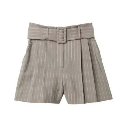 SANDRO Хаки Женские Повседневные шорты