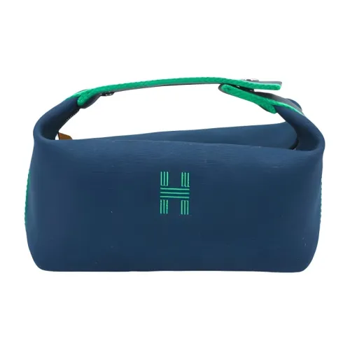 HERMES Невеста a Brac Холщовая сумка сумка для хранения косметичка маленькая мужская морской синий