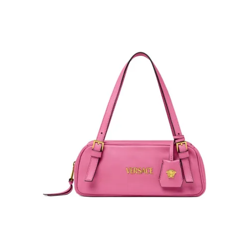 FANSIZHE Овчина Bowling Bag Сумка Сумка через плечо Женская Темно-розовая