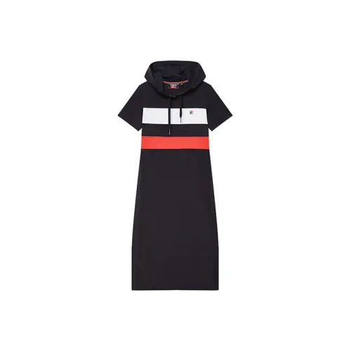 FILA Sports Life Collection Легендарный синий Женские Платья с коротким рукавом
