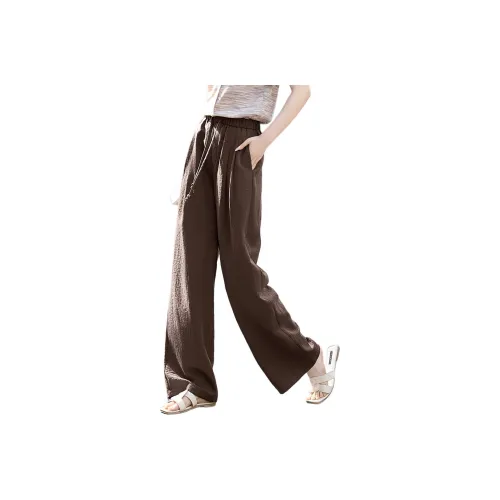 XWI Повседневные брюки женские темно-коричневый