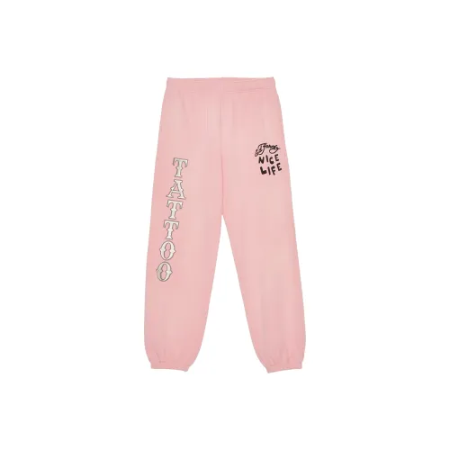 Ed Hardy Розовые Женские Вязаные Спортивные Брюки
