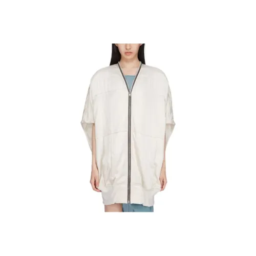 RICK OWENS RO SS25 Хлопковый пуховик женский цвет экрю