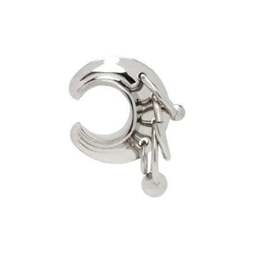 Jean Paul Gaultier Нижняя заколка On Серьги Унисекс Серебряный