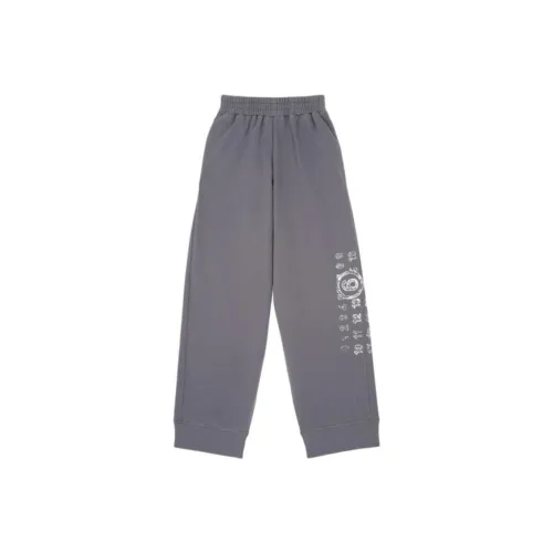MM6 Maison Margiela совместный бренд FW24 Повседневные брюки Женские Серый