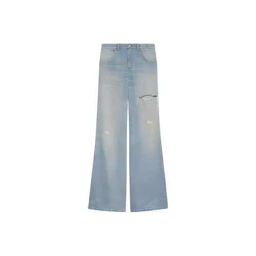 GUCCI FW22 Джинсы Женские Джинсовый Синий