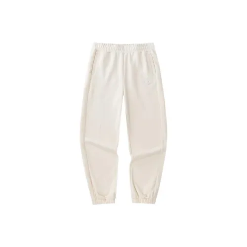 ANTA Life Collection Вязаные тренировочные брюки женские цвет утиный белый