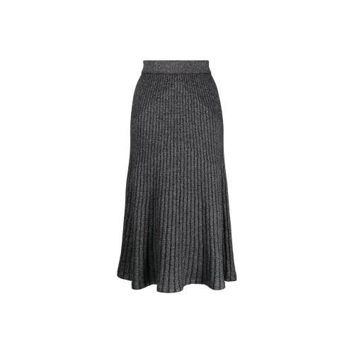 N.Peal KNIT Длинная Юбка Женская Темно-Серый