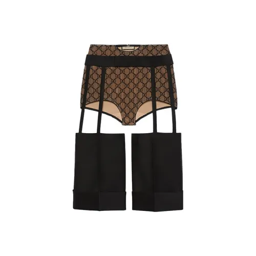 GUCCI Черные Женские Повседневные Шорты