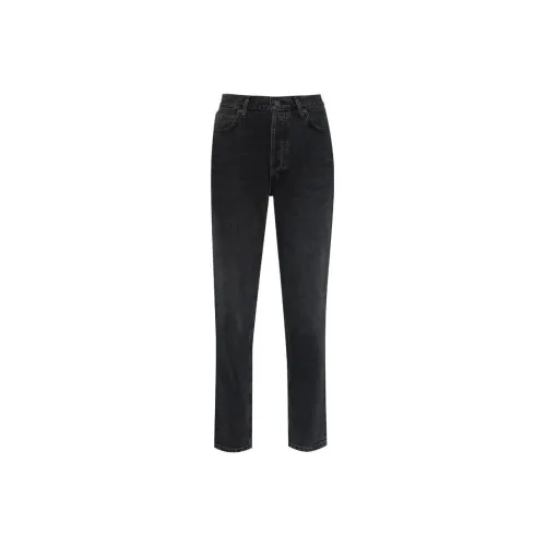 AGOLDE Женские Джинсы Черного Цвета