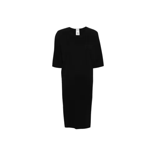 WOLFORD Короткий рукав Платье Женское Черное