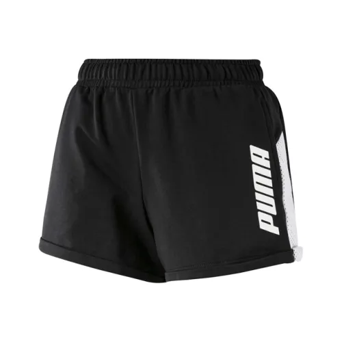 PUMA Шорты Черные Женские Повседневные Шорты