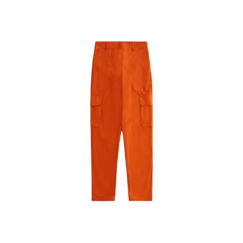 Kith Женская AW23 Осенне-Зимняя Коллекция Апельсиновые Женские Брюки Карго