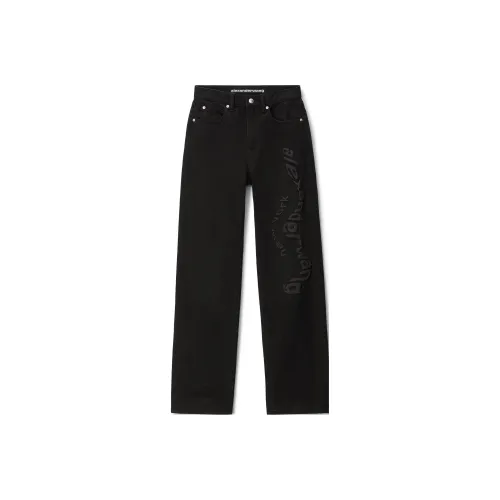 alexander wang Черные Женские Джинсы