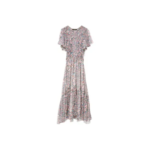 ISABEL MARANT Многоцветные Женские Короткие Платья с Рукавами