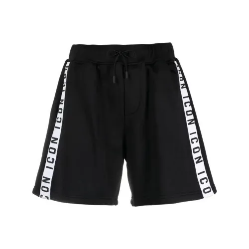 DSQUARED 2 Черные Женские Повседневные Шорты