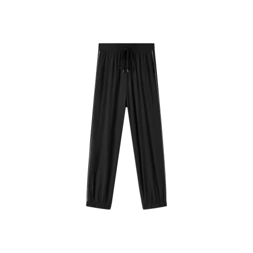 EICHITOO Повседневные брюки Женские Черный