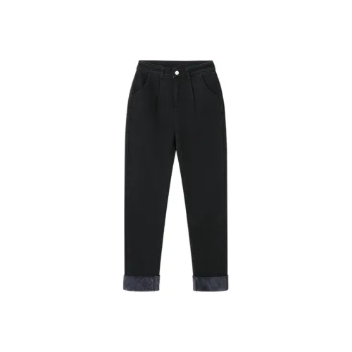 Mo Han Yi Mei Джинсы Женские Черные